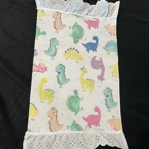 Baby set! Includes blanket, pillow case , bib and burp cloth ! Hand made !